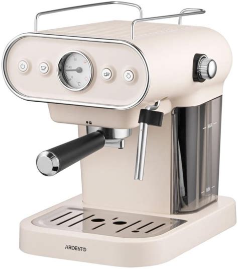 Рожковая кофеварка эспрессо Ardesto FCM-E15BG – фото, отзывы ...