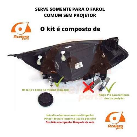 Kit L Mpadas Onix Lt Ltz Hatch Sedan Plus Super Brancas Farol