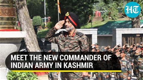 Indian Army In Kashmir Gets New Commander Lt Gen Amardeep Singh Aujla