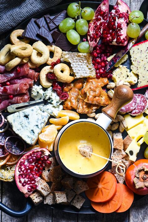 Winter Cheese Board With German Beer Cheese Fondue Celebrate The