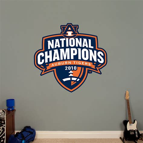 Auburn Tigers 2010 National Champions Logo Wall Decal | Shop Fathead ...