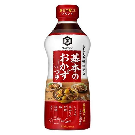 キッコーマン 基本のおかずつゆ 500ml 1本 合わせ調味料 料理用つゆ Ep60160lohaco Yahoo店 通販 Yahooショッピング