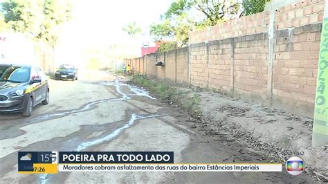 Moradores De Contagem Cobram Asfaltamento Das Ruas Bom Dia Minas G