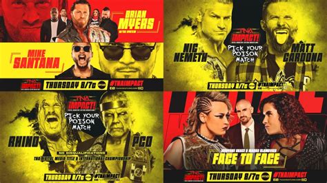 Tna Impact On Axs Tv Preview October Tna Wrestling