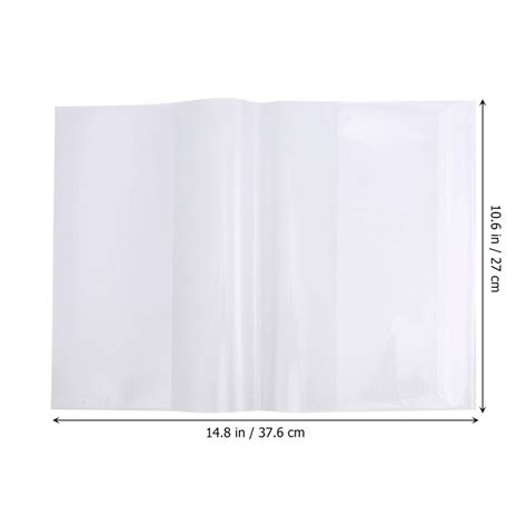 5pcs Textbook Cover Plastic 16k Waterproof Note Bo Vicedeal