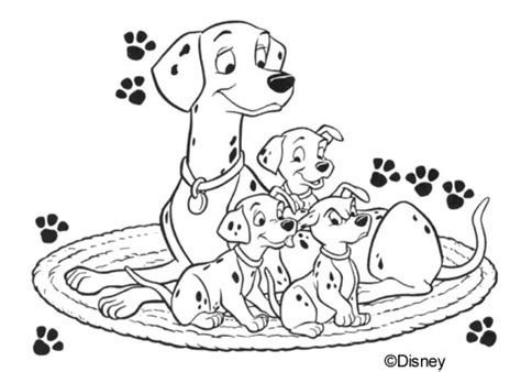 101 Dalmatians 129375 Películas de animación Dibujos para Colorear