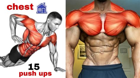 Push Ups Exercises 💢targets Chest Arms Shoulders Core تمارين الجزء العلوي🏠🏠 Youtube