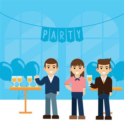 Parties And Gathering Vector Design 259780 Vector Art At Vecteezy