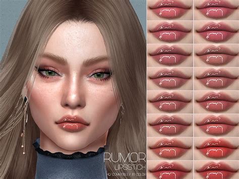 New Mesh Found In Tsr Category Sims Female Lipstick Sims Cc