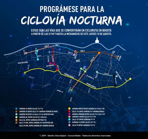 Rutas Ciclov A Nocturna Bogot Conozca Los Cierres Viales Para La