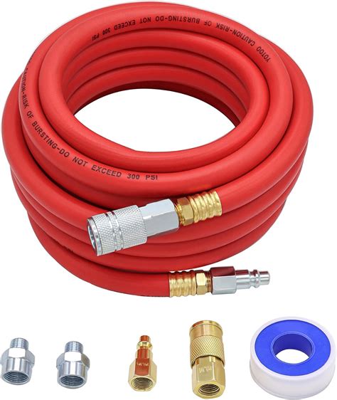 Amazon YOTOO Hybrid Air Hose 1 2 Inch I D By 25 Feet Long 3 8