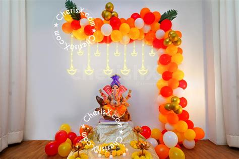 Ganesh Chaturthi Pandal & Pooja Decorations Online in Bangalore