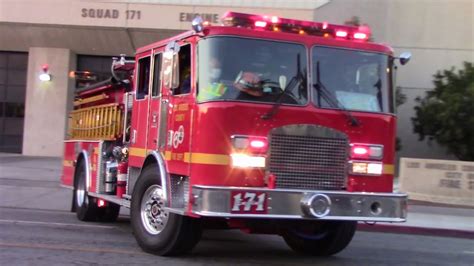 LACoFD Engine 171 Reserve Responding YouTube