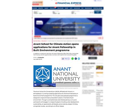 Bachelor Of Technology In Climate Change Anant National University