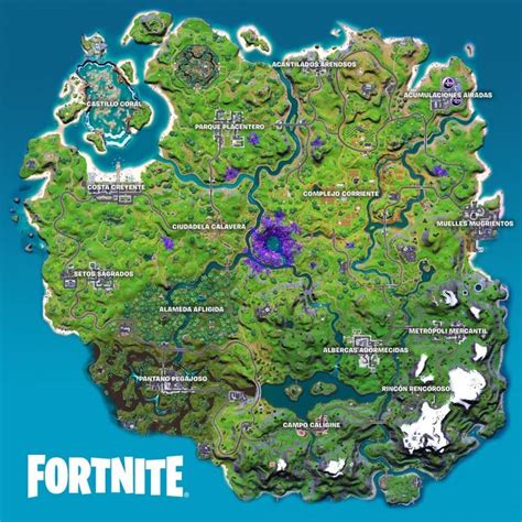 Nuevo Mapa Y Ubicaciones De La Temporada De Fortnite Tyc Sports