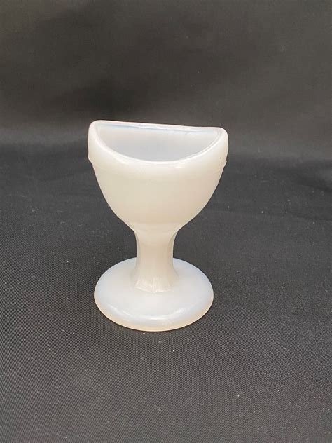 Vintage Milk Glass Eyewash Cup Etsy