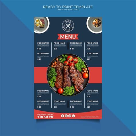 Premium Vector Beautiful Restaurant Food Menu Design Template