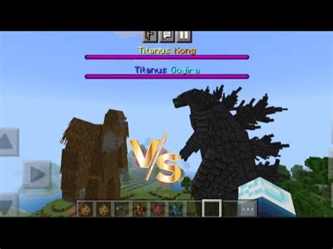 Godzilla vs King Kong Batalla Épica en Minecraft YouTube