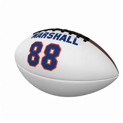 Gators | Wilber Marshall Florida Ring Of Honor Autograph Football | Alumni Hall