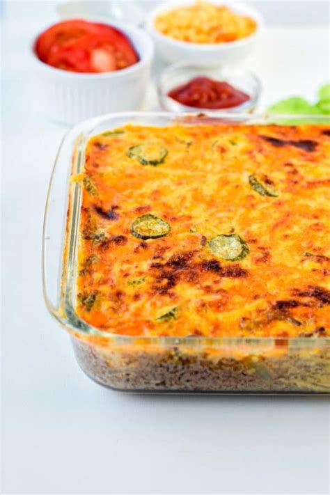 Keto Cheeseburger Casserole Sweet As Honey