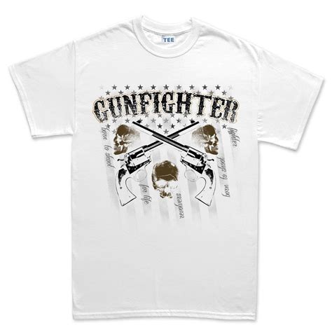 Mens Gunfighter T Shirt Forged From Freedom
