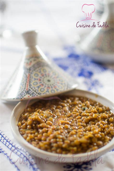 Lentilles à la Marocaine recette en vidéo cuisine de Fadila