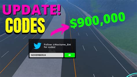 {november24} New Update Money Codes Driving Simulator Roblox Youtube