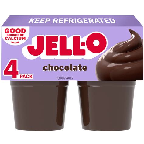 Jell-O Chocolate Pudding Snacks - Shop Pudding & gelatin at H-E-B