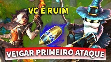 VEIGAR BUILD MAIS FORTE A RUNA PRIMEIRO ATAQUE O CLIMA ESQUENTOU