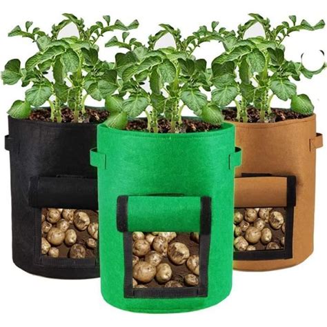 Pi Ces Gallons Tour A Pomme De Terre Sac De Plantation Jardin