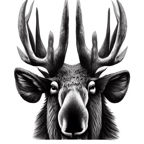 Moose Antlers Graphic · Creative Fabrica