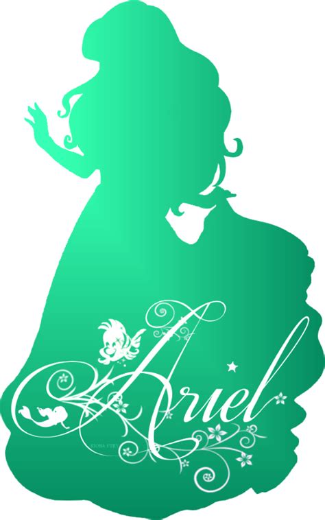 Ariel Head Silhouette