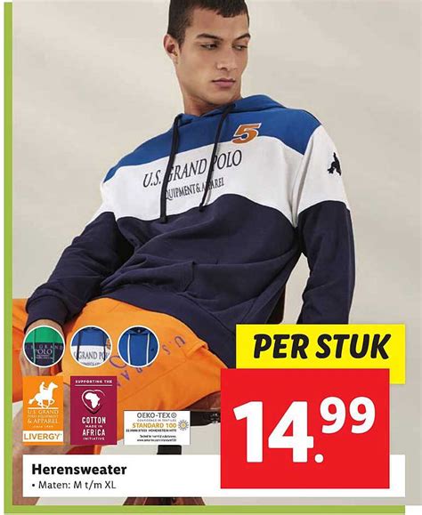 Herensweater Aanbieding Bij Lidl Folders Nl