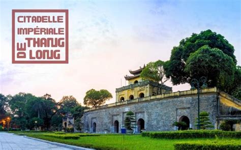 Citadelle impériale de Thang Long Jalon historique en or de Hanoï