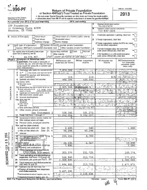 Fillable Online A Pf Form Omb No Return Of Private