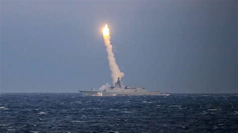 Очередной испытательный пуск гиперзвуковой крылатой ракеты «Циркон» в ...