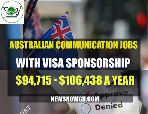 Australian Communication Jobs With Visa Sponsorship 94 715 106 438