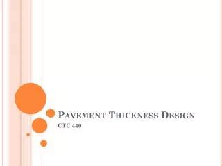 PPT Flexible Pavement Thickness Design AASHTO Method PowerPoint