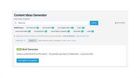 News: Buzzsumo Launches Content Ideas & Brief Generator