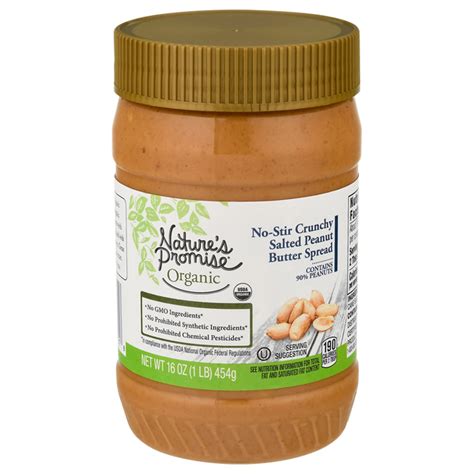 Save On Nature S Promise Organic Crunchy No Stir Peanut Butter Order