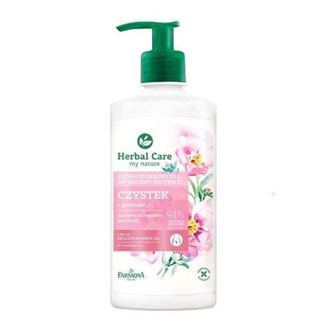 Herbal Care Delicate Intimate Gel Ultradelikatny żel Do Higieny Intymnej Czystek 330ml Makijaż