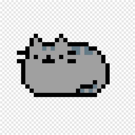 Pusheen Cat Pixel Art Graphics Pusheen Drawings Text Rectangle Png