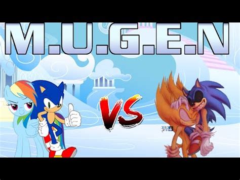 Mugen Request Sonic And Rainbow Dash Vs Fleetway Sonic All Forms