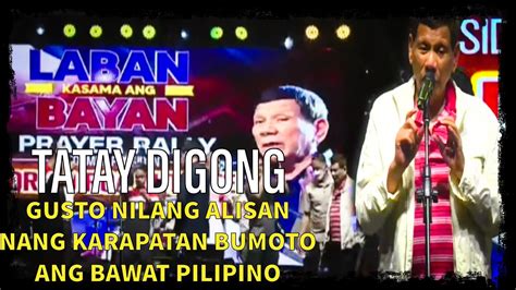 Former Pres Duterte Nagsimula Na Sila Kahapon Wag Kayong Pumayag Na