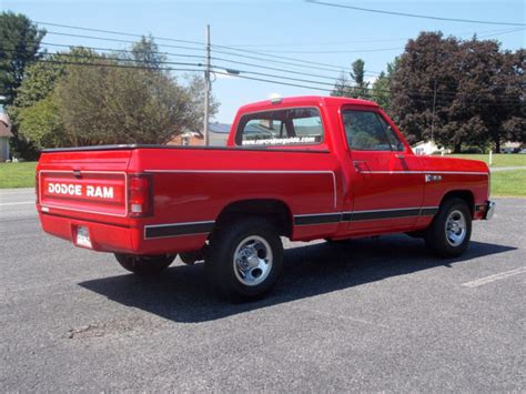 1987 Dodge Ram D 100 Light Duty Pickup Rust Free Ga Truck Vg Cond