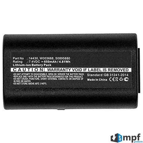 14430 Battery For 3M PL200 Dymo LabelManager 260 260P 280 PnP Label