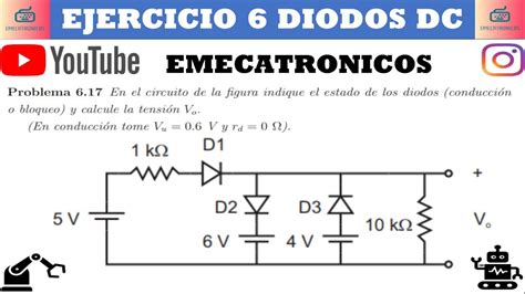 Ejercicio N°06 AnÁlisis Del Diodo En Dc Con 3 Diodos 👨🏻‍💻👨🏾‍💻👨🏻‍🏫👷🏻