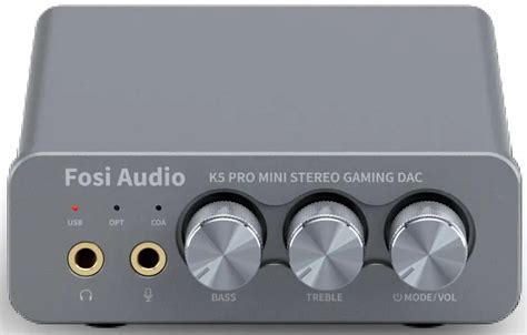 Fosi Audio K5 Pro Gaming DAC And Headphone User Manual