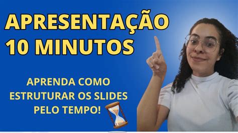 Como Apresentar Um TCC Em 10 Minutos TCC Tranquilo