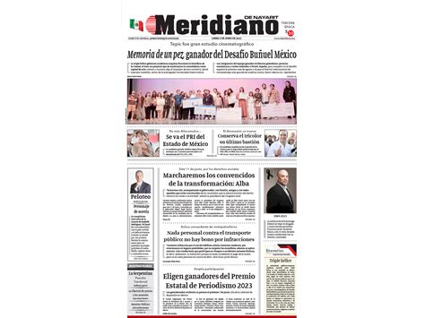 Edición impresa 05 de junio de 2023 Meridiano mx